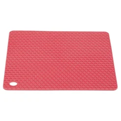 Dessous de plat carré en silicone 18x18cm - 2 coloris