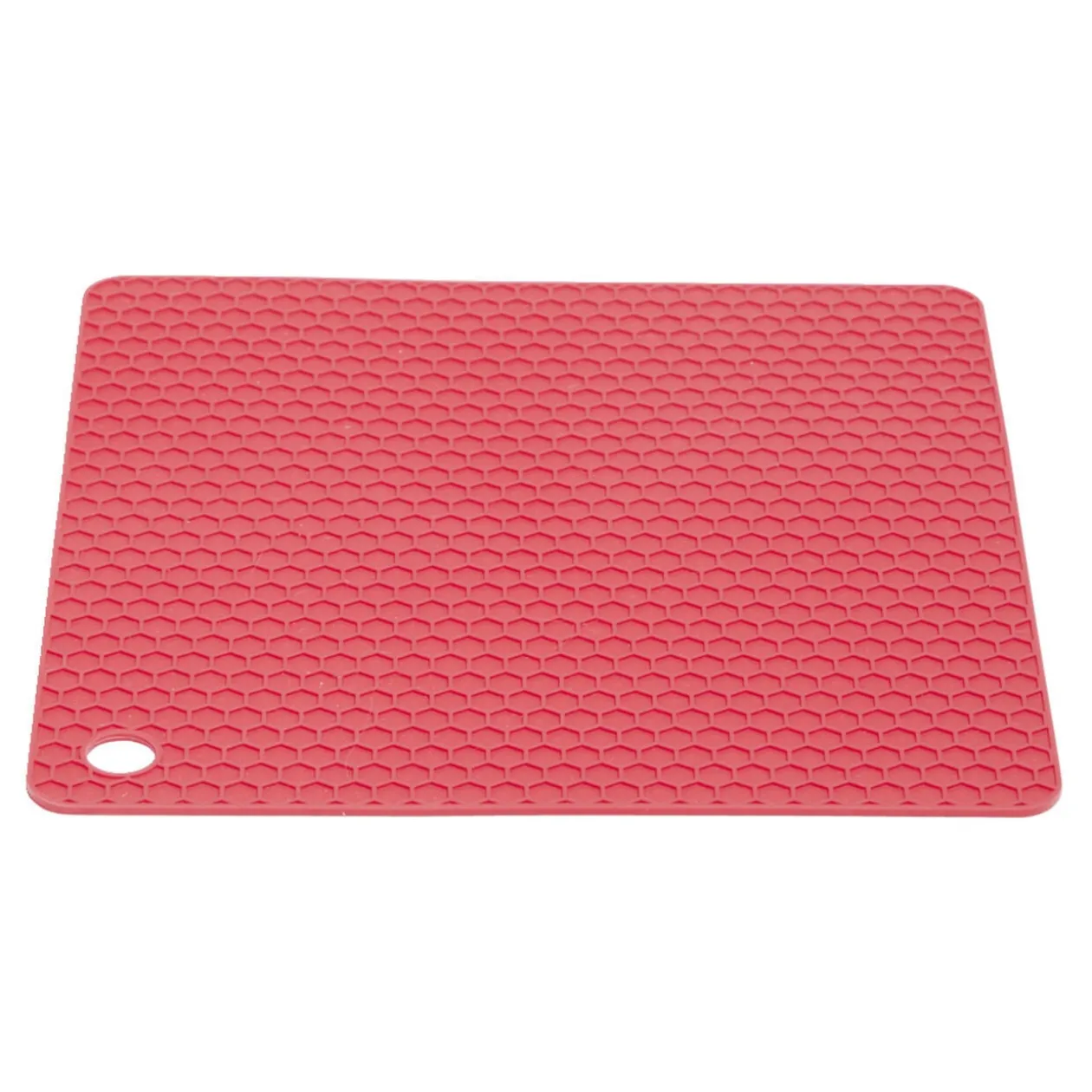 Dessous de plat carré en silicone 18x18cm - 2 coloris