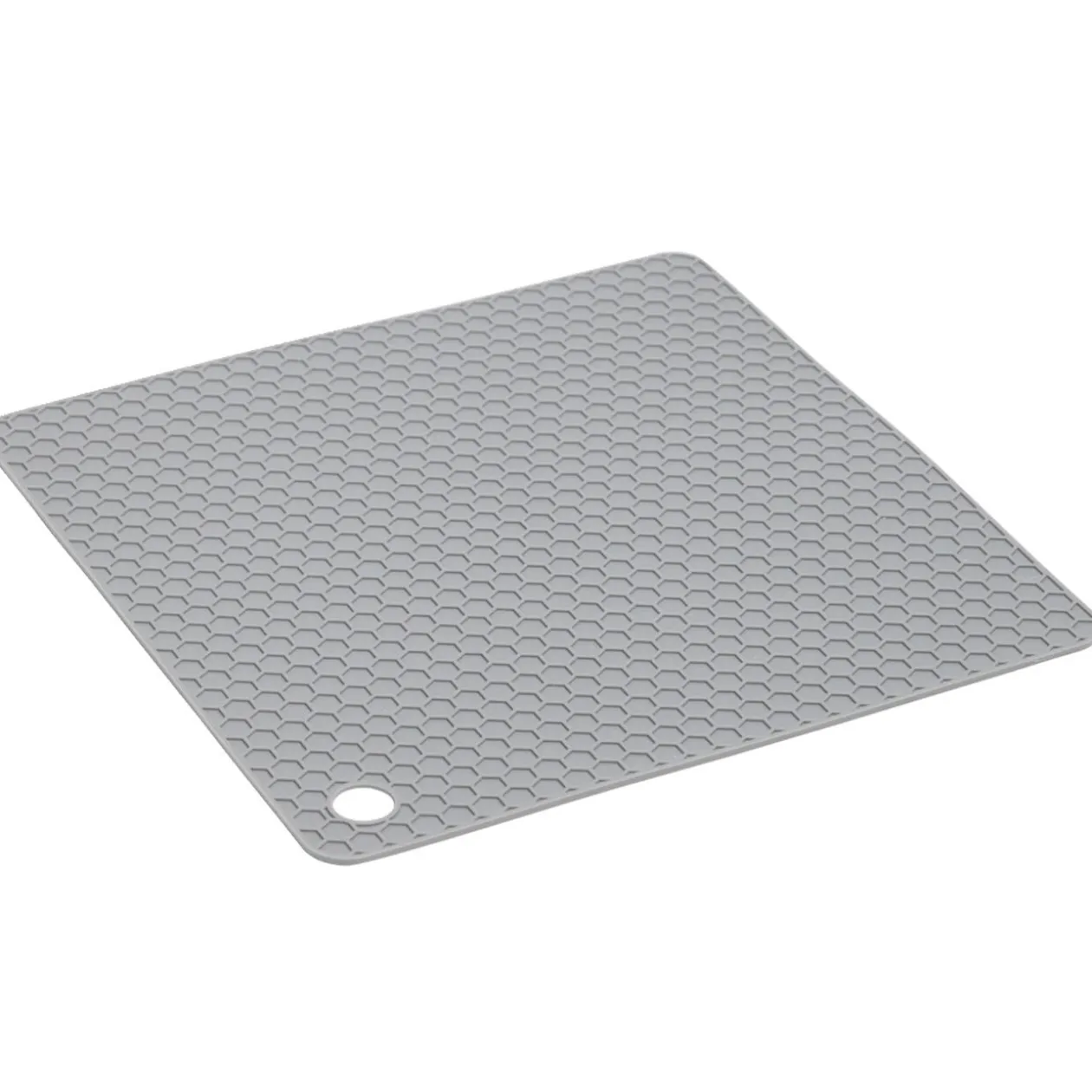 Dessous de plat carré en silicone 18x18cm - 2 coloris