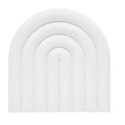 Dessous de plat forme arc-en-ciel uni 15x15cm