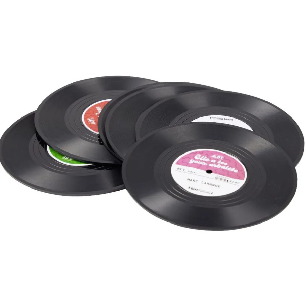 Dessous de verre décor vinyle x6 < Gifi Discount