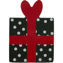 Dessous de verre X4 pcs motif cadeau de Noël liège et papier L10X13Xép.0,2 cm < Gifi Best