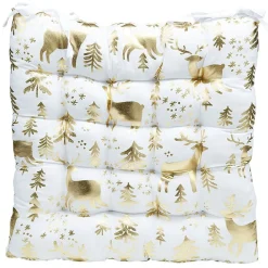 Dessus de chaise imprimé Noël en polyester < Gifi Hot