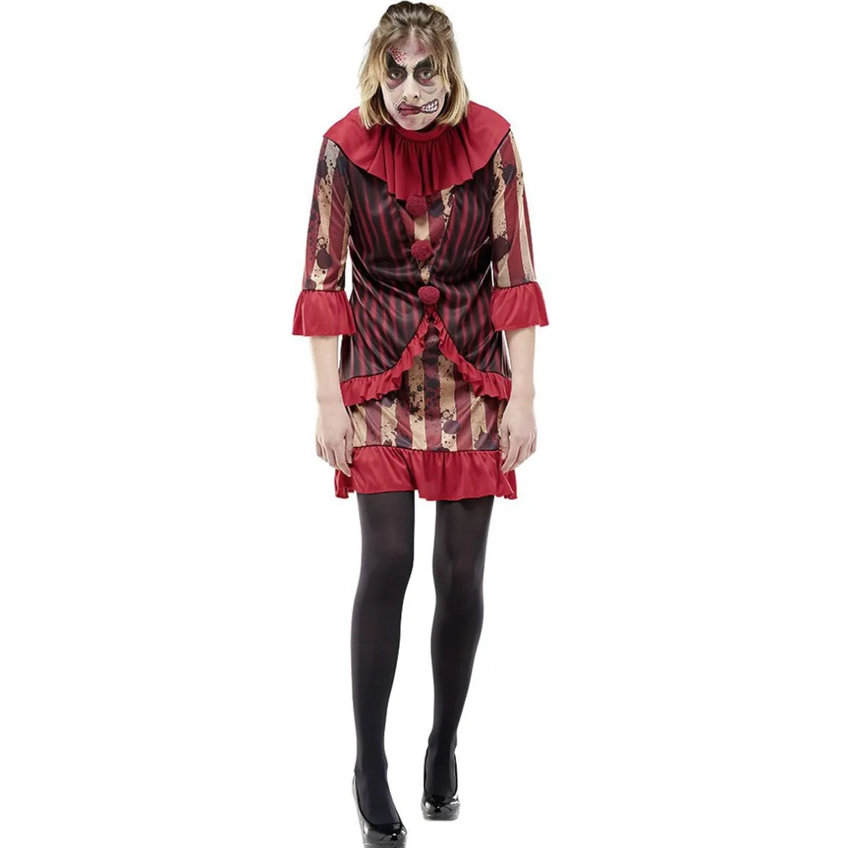 Déguisement adulte clown ensanglanté robe Halloween taille M < Gifi Online