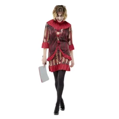 Déguisement adulte clown ensanglanté robe Halloween taille M < Gifi Online