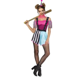 Déguisement adulte Halloween Crazy Girl femme diabolique Taille M < Gifi Online