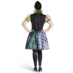 Déguisement adulte Halloween clown robe serre-tête collier - Taille M < Gifi New