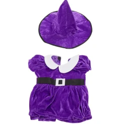 Déguisement bébé fille sorcière robe et chapeau polyester violet 18/24mois < Gifi Discount