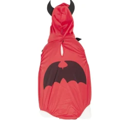 Déguisement bébé Halloween petit diable polyester rouge et noir 18/24M