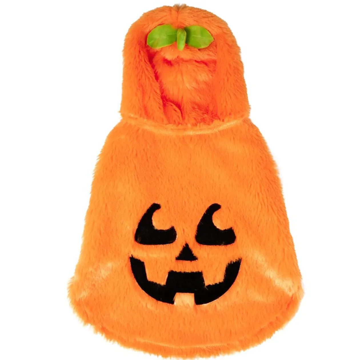 Déguisement chien Halloween pull capuche citrouille orange S/M