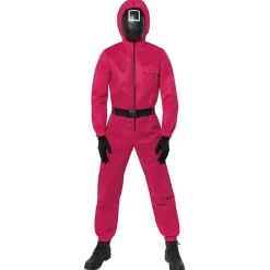 Déguisement combinaison Squid Game rouge Taille M < Gifi New
