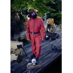 Déguisement combinaison Squid Game rouge Taille M < Gifi New