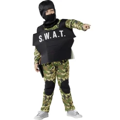 Déguisement enfant Agent Swat militaire 11/14 ans < Gifi Online