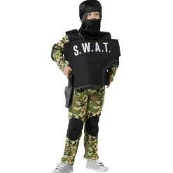 Déguisement enfant Agent Swat militaire 7/10 ans