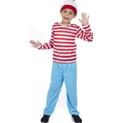 Déguisement enfant Charlie marinière rouge blanc 4/6 ans