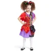 Déguisement enfant clown serre-tête et robe 7/10 ans