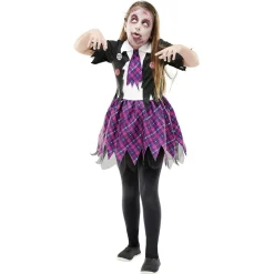 Déguisement enfant écolière zombie Halloween 11 à 14 ans < Gifi Online