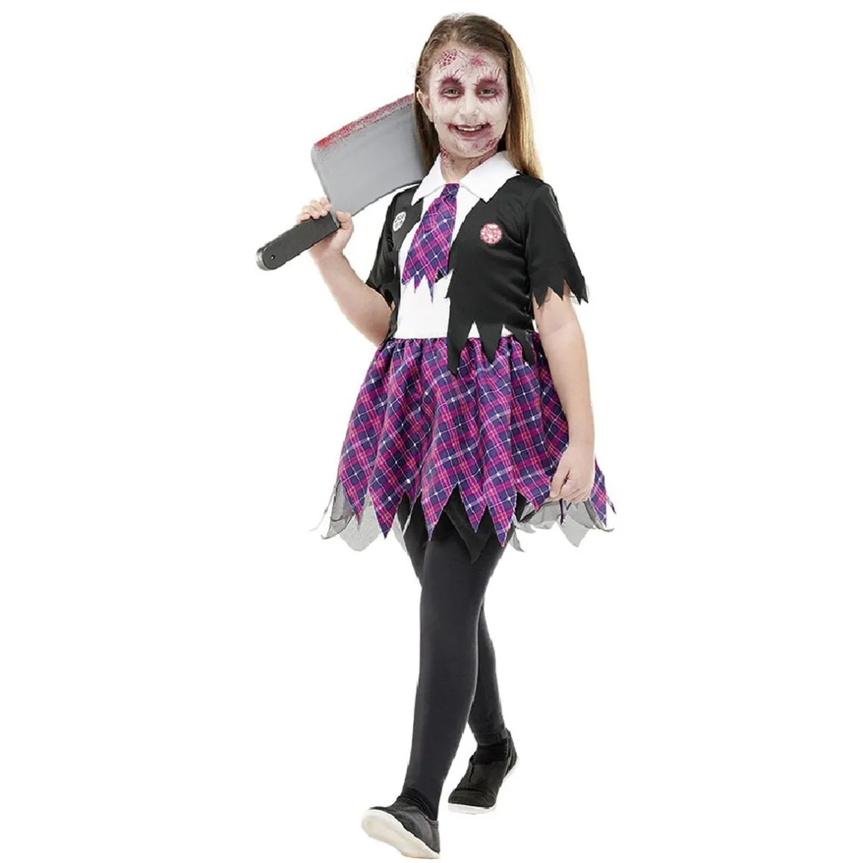 Déguisement enfant écolière zombie Halloween 11 à 14 ans < Gifi Online
