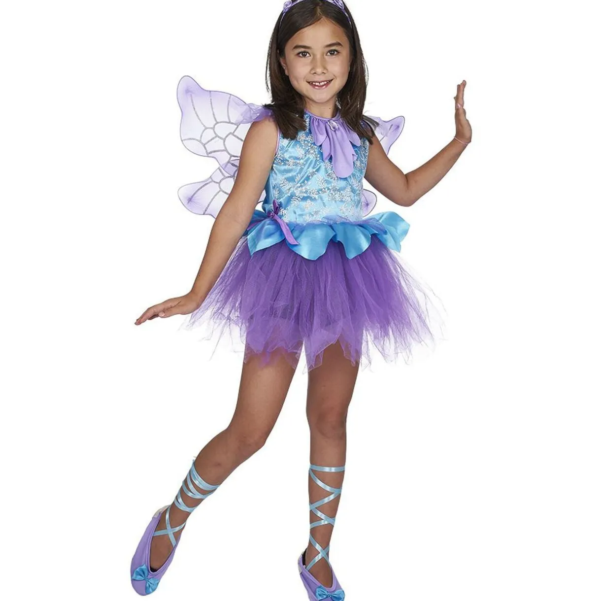 Déguisement enfant Fée bleu et violet 4/6 ans < Gifi Clearance