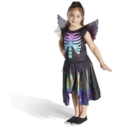 Déguisement enfant fée squelette robe et ailes multicolore 11/14ans < Gifi Sale