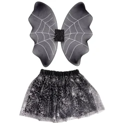 Déguisement enfant fille Halloween araignée 2 pièces noir taille unique < Gifi
