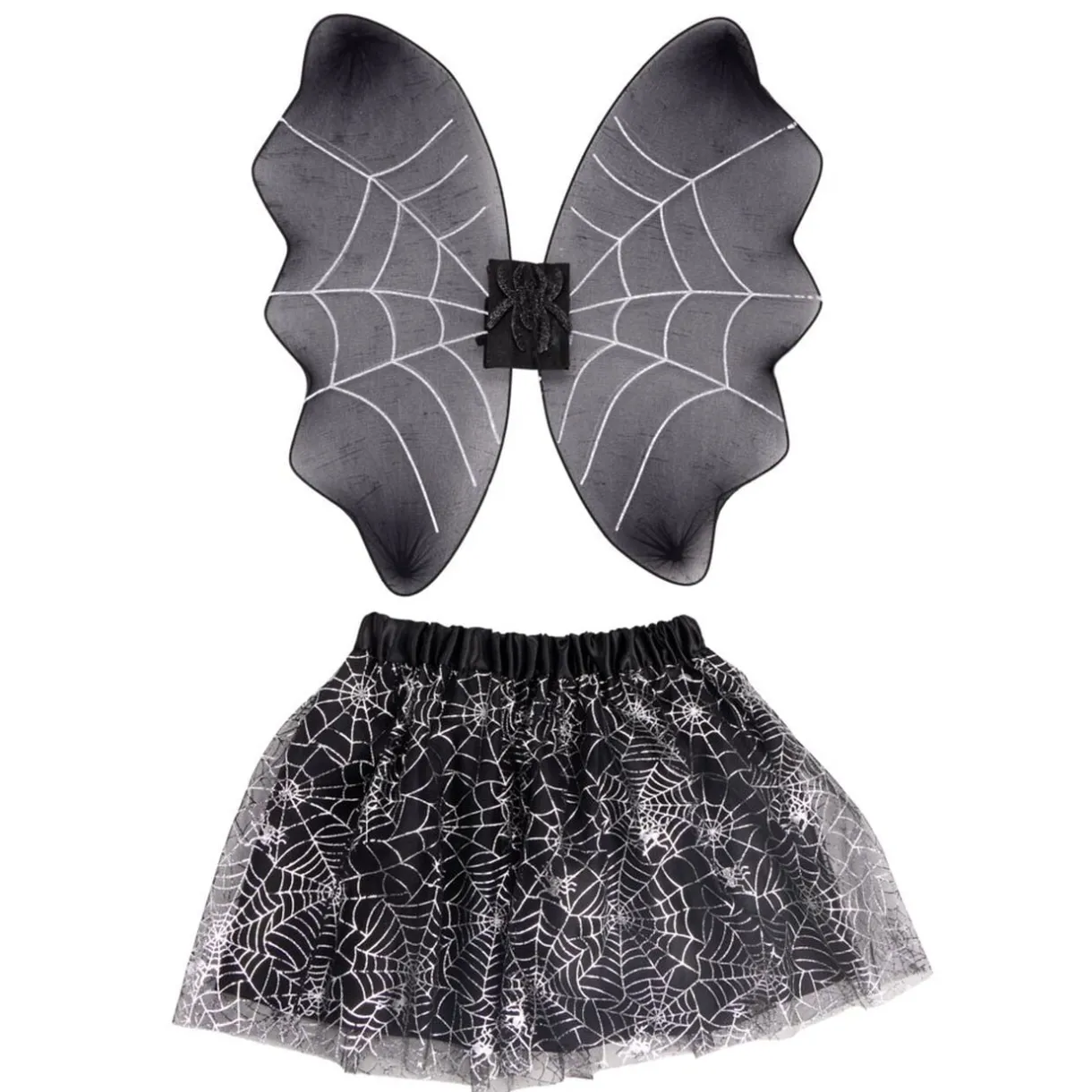 Déguisement enfant fille Halloween araignée 2 pièces noir taille unique < Gifi