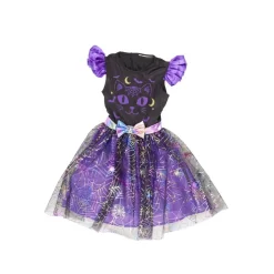 Déguisement enfant fille Halloween chat polyester violet 4/6ans < Gifi New