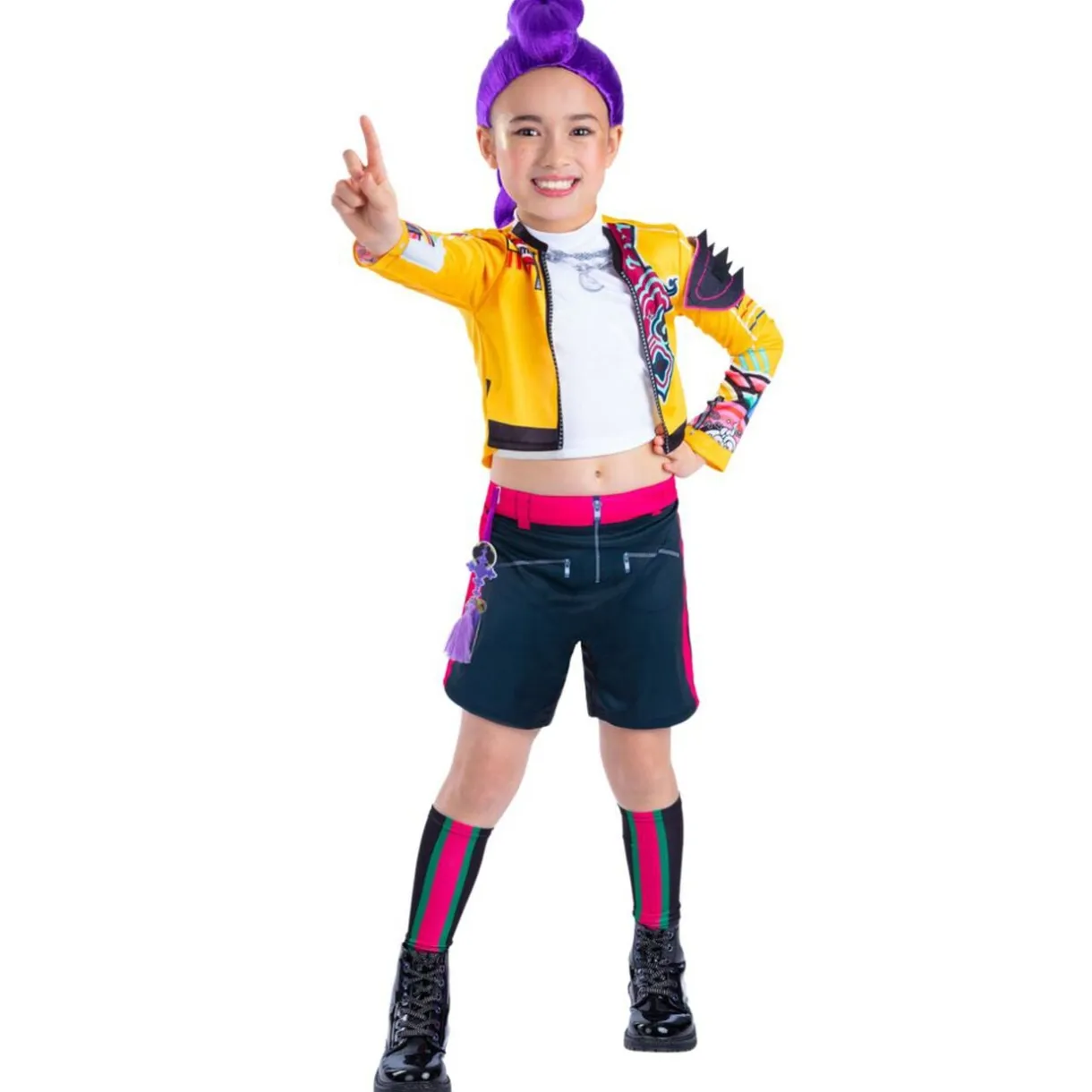 Déguisement enfant fille KPOP Rumi jaune 11/13ans < Gifi Online