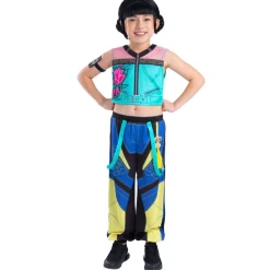 Déguisement enfant fille KPOP Zoey bleu 9/10ans < Gifi New