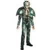 Déguisement enfant Halloween dragon squelette vert 7/10 ans < Gifi New