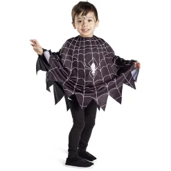 Déguisement enfant Halloween araignée poncho noir et blanc TU < Gifi Sale