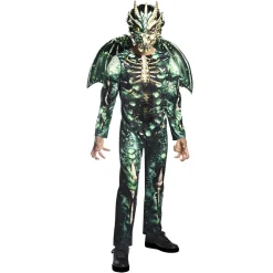 Déguisement enfant Halloween dragon squelette vert 4/6 ans < Gifi
