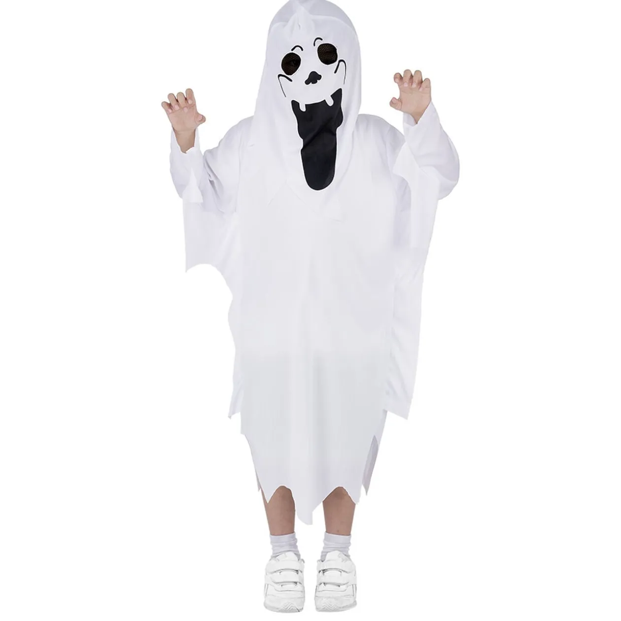 Déguisement enfant Halloween fantôme cagoule et tunique 4/6ans