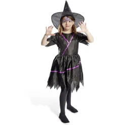 Déguisement enfant Halloween sorcière robe chapeau 11/14ans < Gifi