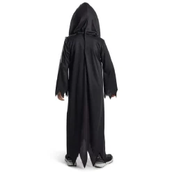 Déguisement enfant Halloween gardien tunique crâne flamme 7/10ans