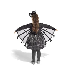 Déguisement enfant Halloween araignée robe noir et blanc 11/14 ans