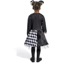 Déguisement enfant Halloween arlequin noir et blanc robe 4/6ans < Gifi New