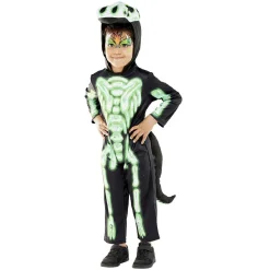 Déguisement enfant Halloween dragon noir et vert 4/6 ans < Gifi Outlet