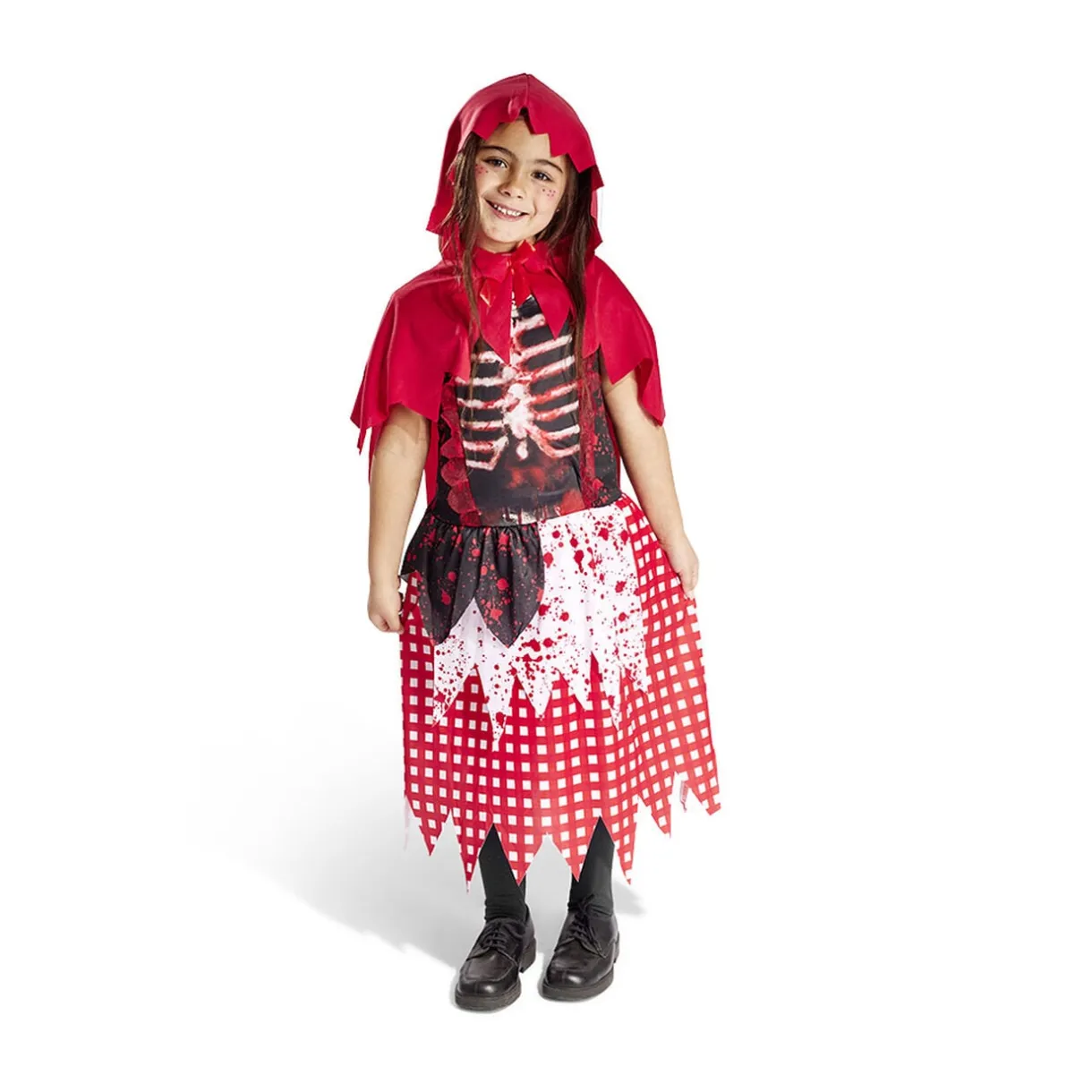 Déguisement enfant Halloween chaperon rouge gothique 7/10 ans < Gifi