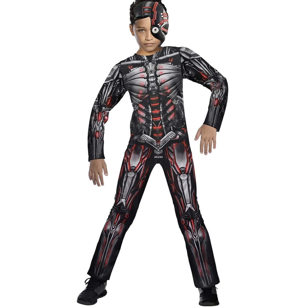 Déguisement enfant Halloween cyborg combinaison et masque 7/10ans < Gifi Online