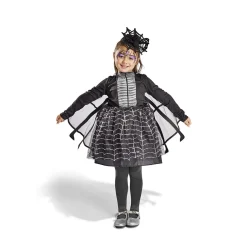 Déguisement enfant Halloween araignée robe noir et blanc 7/10 ans < Gifi Best