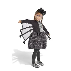 Déguisement enfant Halloween araignée robe noir et blanc 4/6 ans < Gifi Outlet