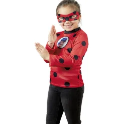 Déguisement enfant Lady Bug haut et masque 5/8 ans