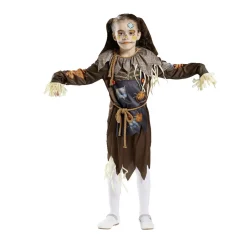 Déguisement enfant épouvantail robe et ceinture 7/10 ans < Gifi