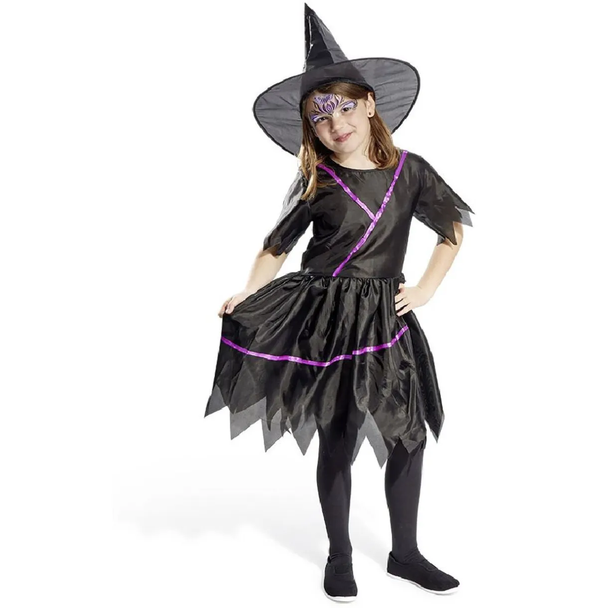 Déguisement enfant sorcière robe et chapeau < Gifi Discount