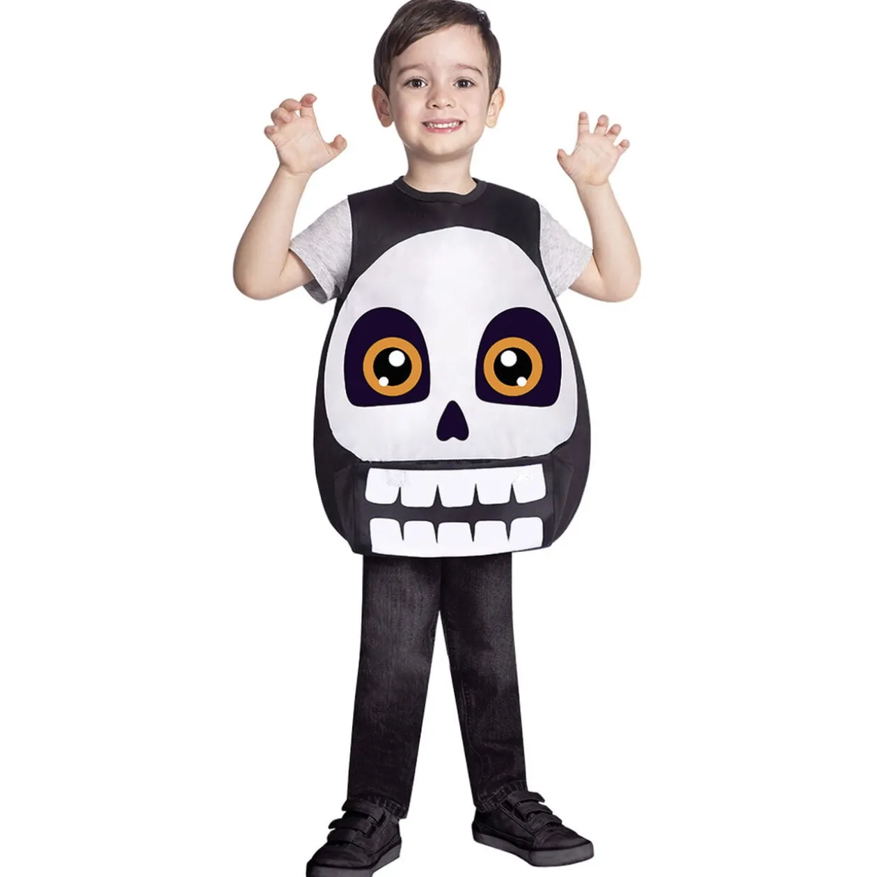 Déguisement enfant squelette Halloween 3 à 6 ans