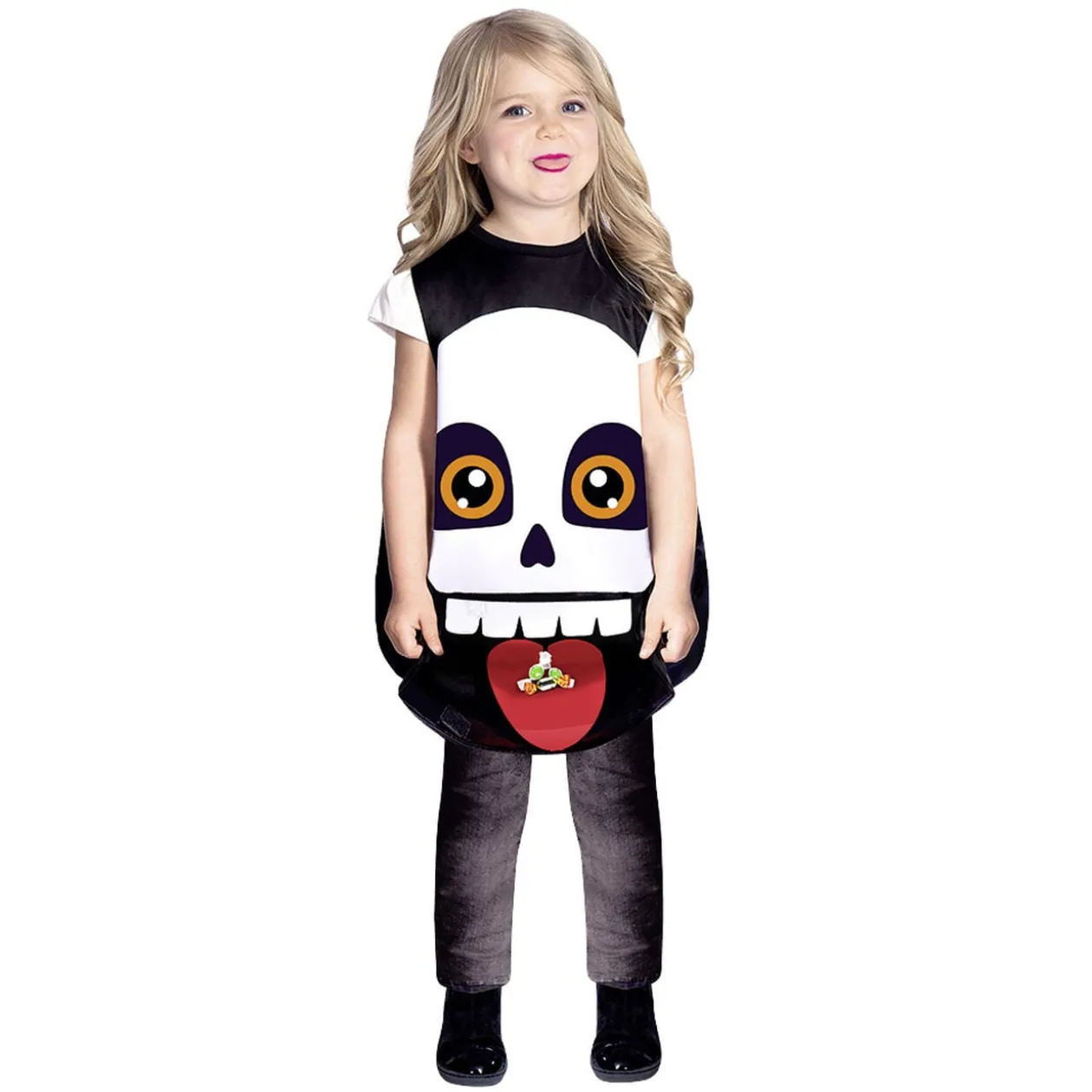 Déguisement enfant squelette Halloween 3 à 6 ans
