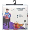 Déguisement enfant super héro armure et bouclier bleu rouge < Gifi Discount