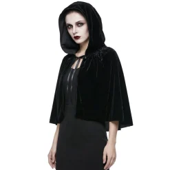 Déguisement femme Halloween cape avec capuche velours taille unique (2 modèles)