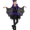 Déguisement fille Halloween chauve souris 11/14 ans